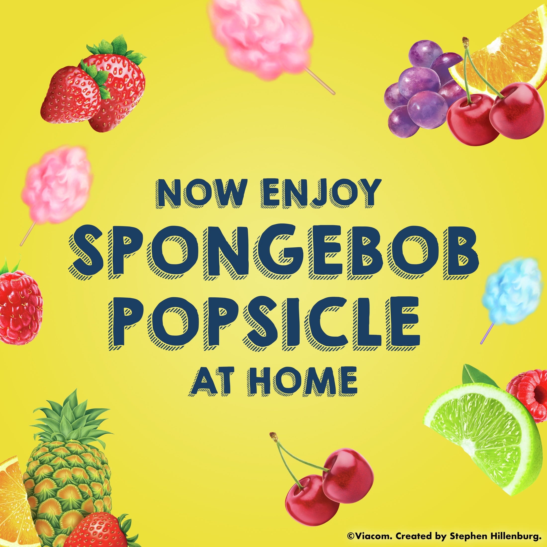 Popsicle SpongeBob SquarePants Frozen Dessert Bars 6 Count 50 Cal
