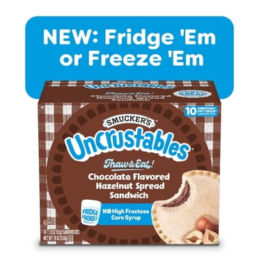 Smucker's Uncrustables Peanut Butter & Grape Jelly Sandwiches 4 Count 8 Oz Frozen