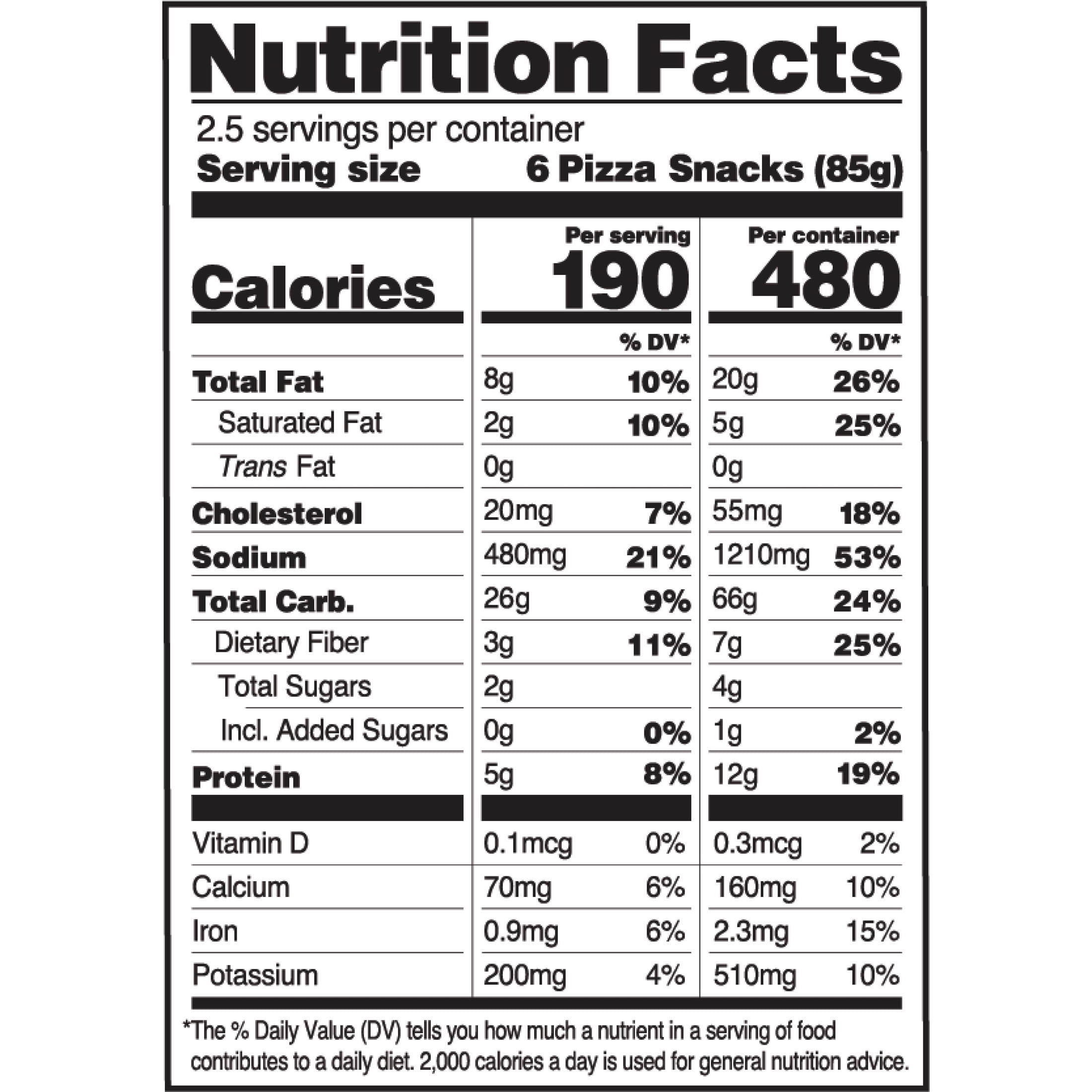 CAULIPOWER Sausage and Uncured Pepperoni Pizza Snacks Frozen 7.5 Oz