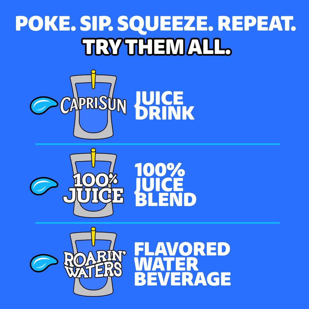 Capri Sun Pacific Cooler Juice Drink Blend 10 Pouches 6 fl oz