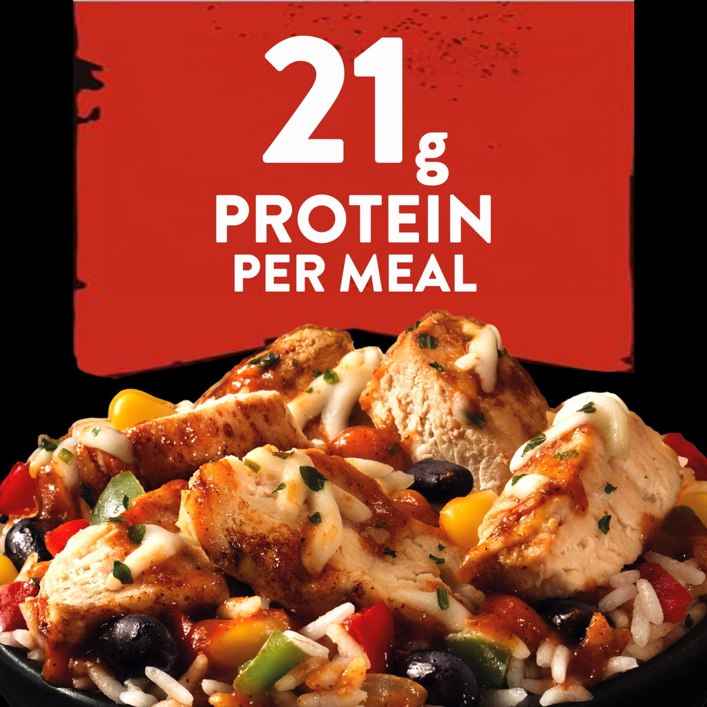 Banquet Mega Bowls Chicken Fajita Frozen Meal 14 Oz 21g Protein