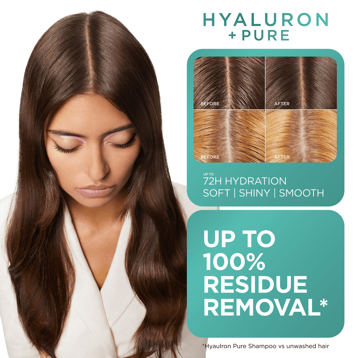 L'Oreal Paris Elvive Hyaluron Pure Scalp Care Oil Erasing Serum for Oily Hair 3.45 fl oz