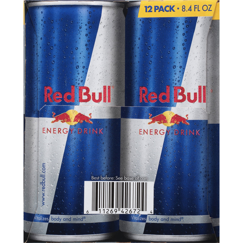 Red Bull Energy Drink 8.4 fl oz 12 Pack Cans