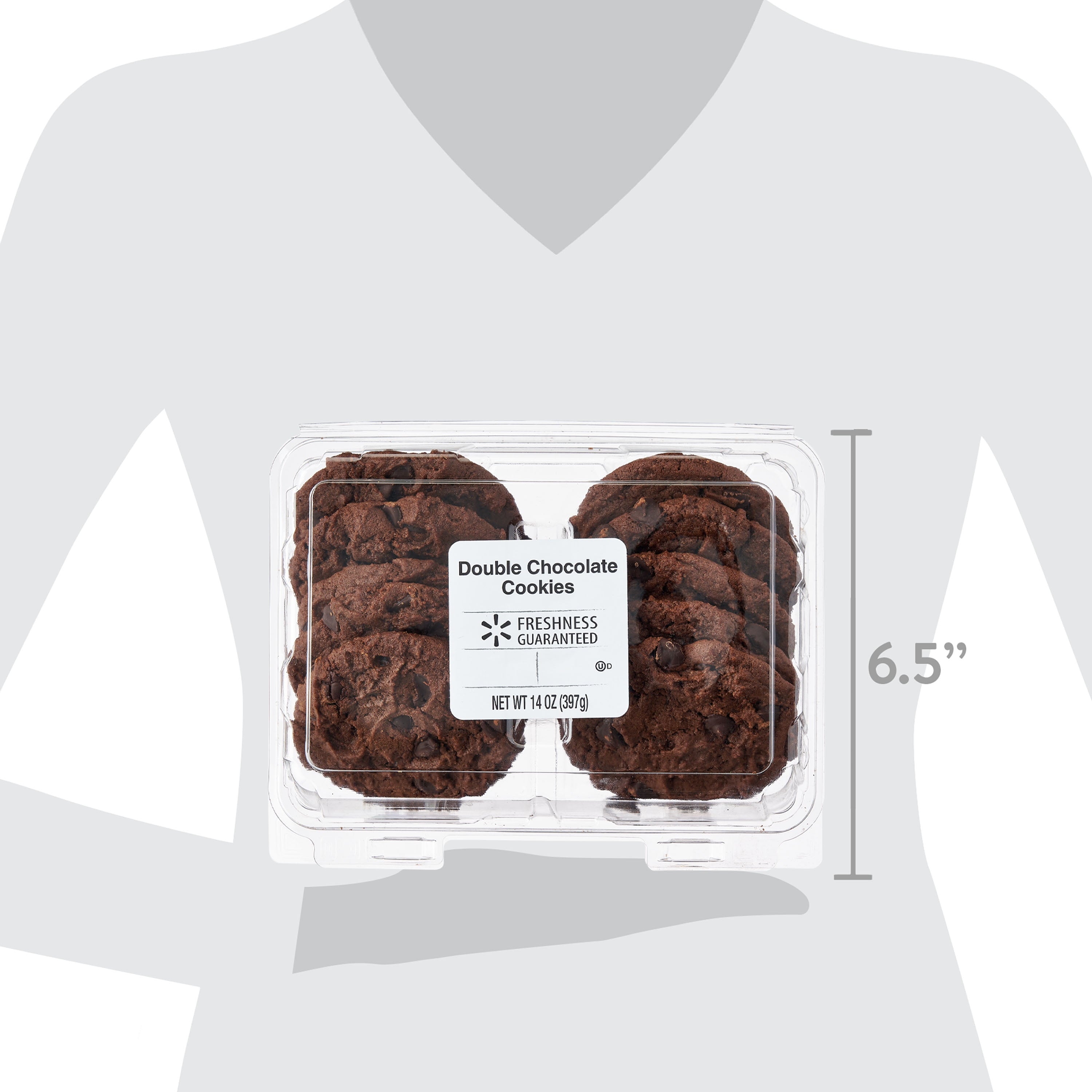 Double Chocolate Bakery Cookies 14 Oz 10 Count Freshness Guaranteed