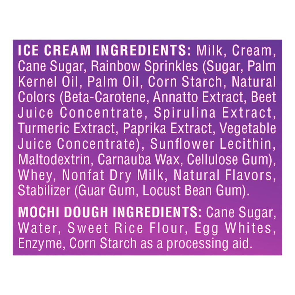 My/Mochi Ice Cream Birthday Cake 7.5 Oz Box 6 Count