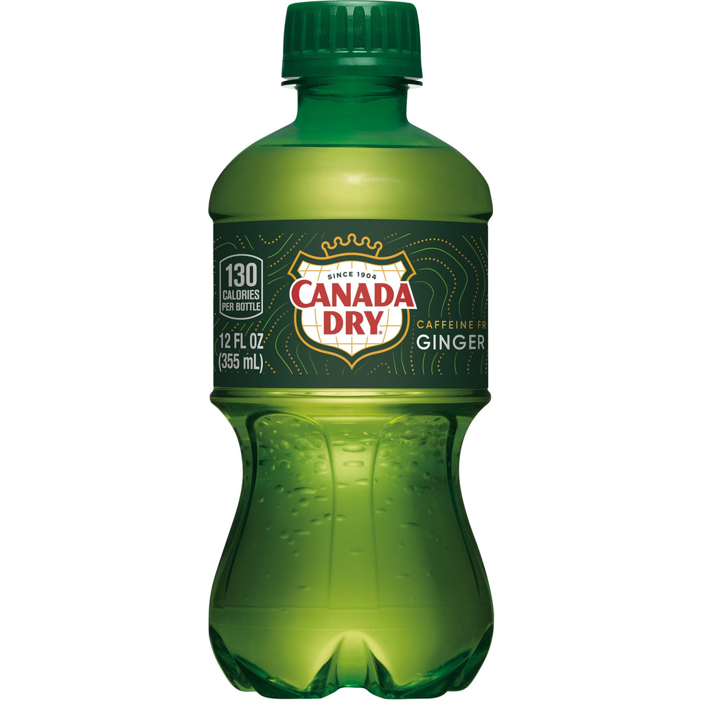 Canada Dry Caffeine Free Ginger Ale Soda Pop Bottles 12 Fl Oz 8 Pack