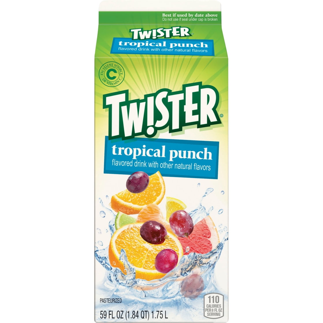 Twister Tropical Punch Flavored Drink 59 fl oz Carton