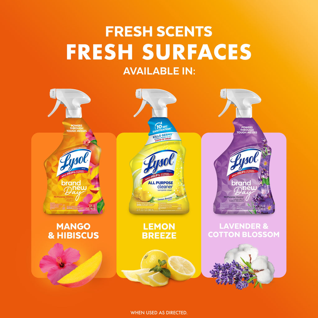 Lysol Brand New Day All Purpose Cleaner Mango & Hibiscus 32 fl oz