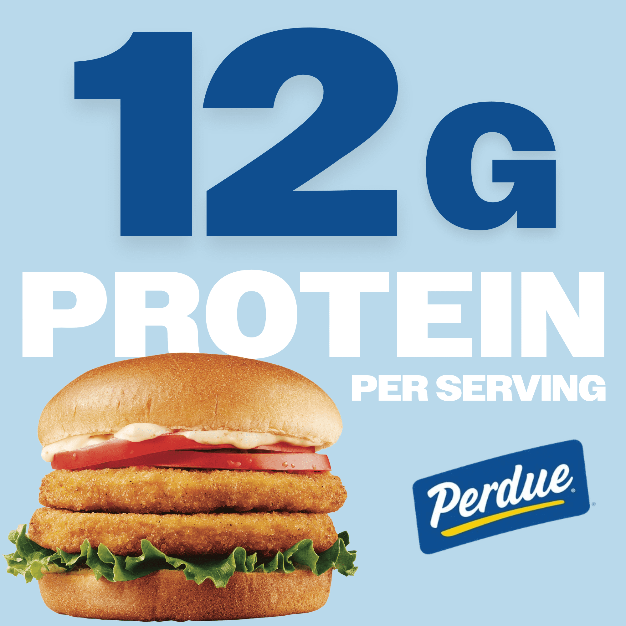 Perdue No Antibiotics Ever Frozen Breaded Chicken Breast Patties 28.8 Oz