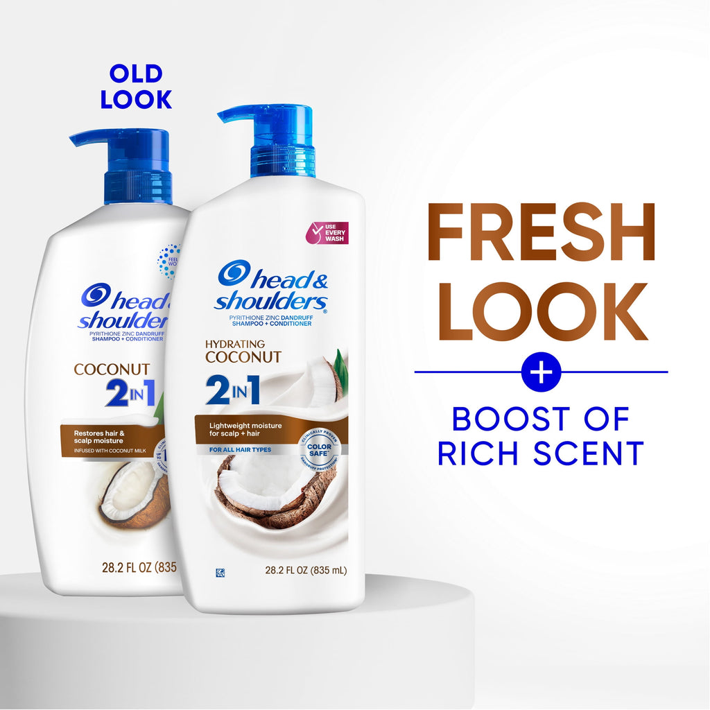 Head & Shoulders 2in1 Anti-Dandruff Shampoo & Conditioner Coconut Hydrating 28.2 fl oz