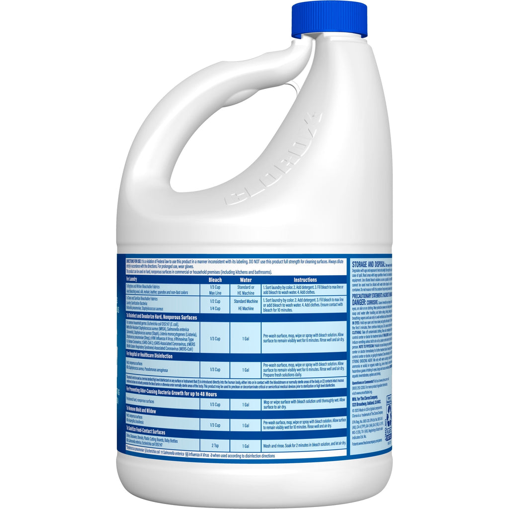 Clorox Disinfecting Liquid Bleach Cleaner Regular Scent 121 fl oz