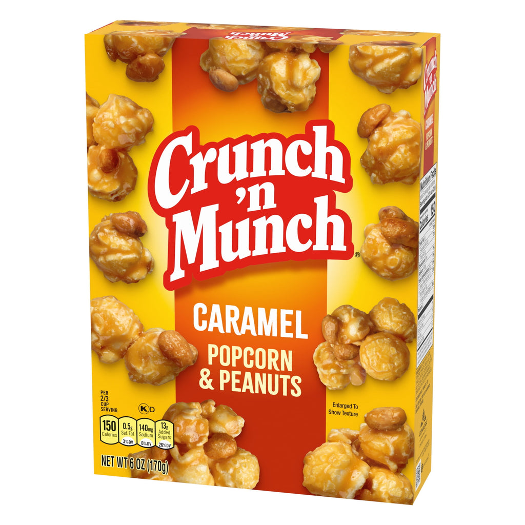Caramel Popcorn with Peanuts 6 Oz 1 Count Crunch 'n Munch