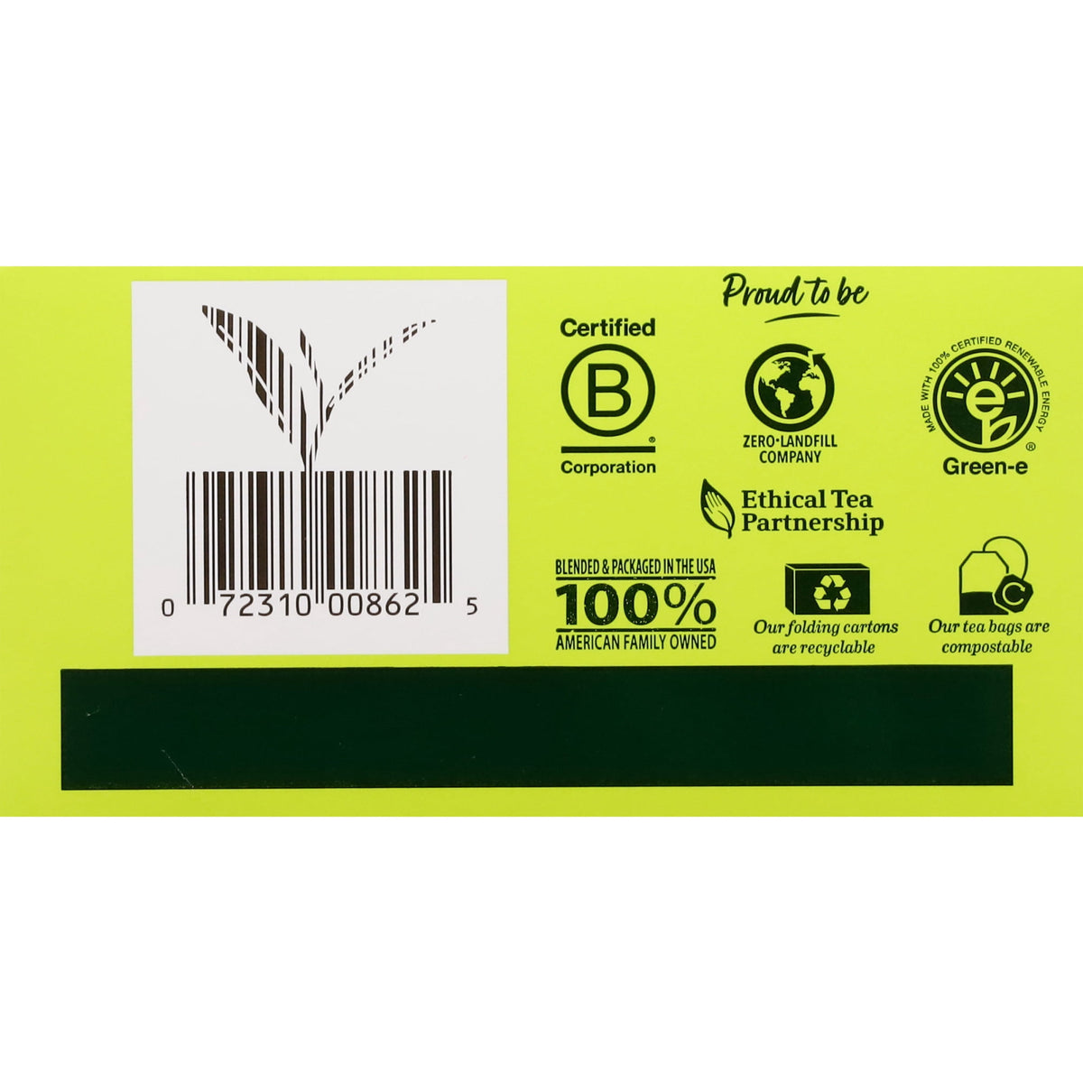 Bigelow Tea Green Tea with Elderberry Plus Vitamin C Bags 18 Count