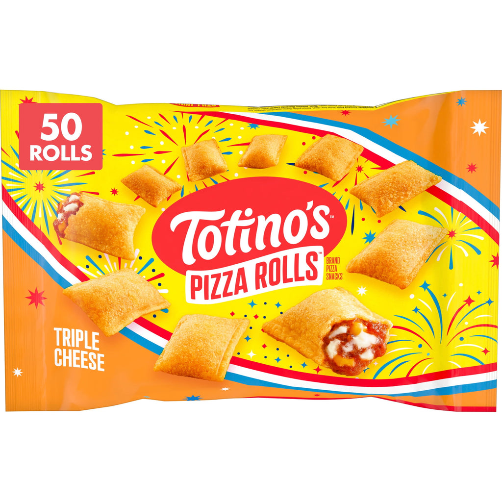 Totino's Combination Pizza Rolls Snacks 50 Count 24.8 Oz Frozen
