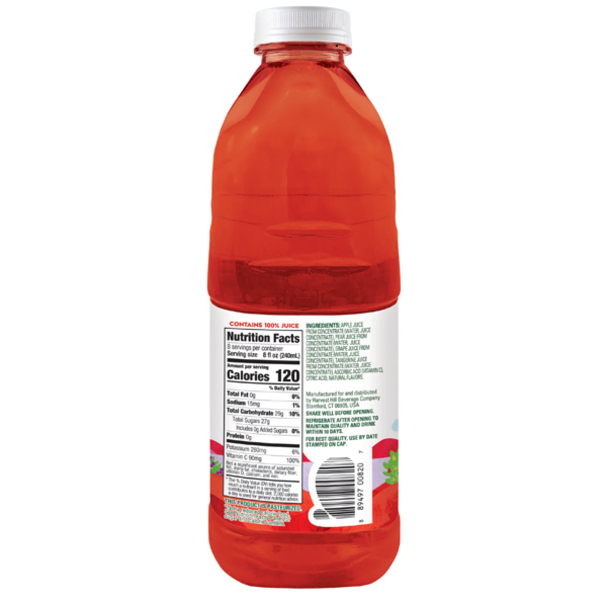 Juicy Juice 100% Fruit Punch Juice 64 fl oz Bottle