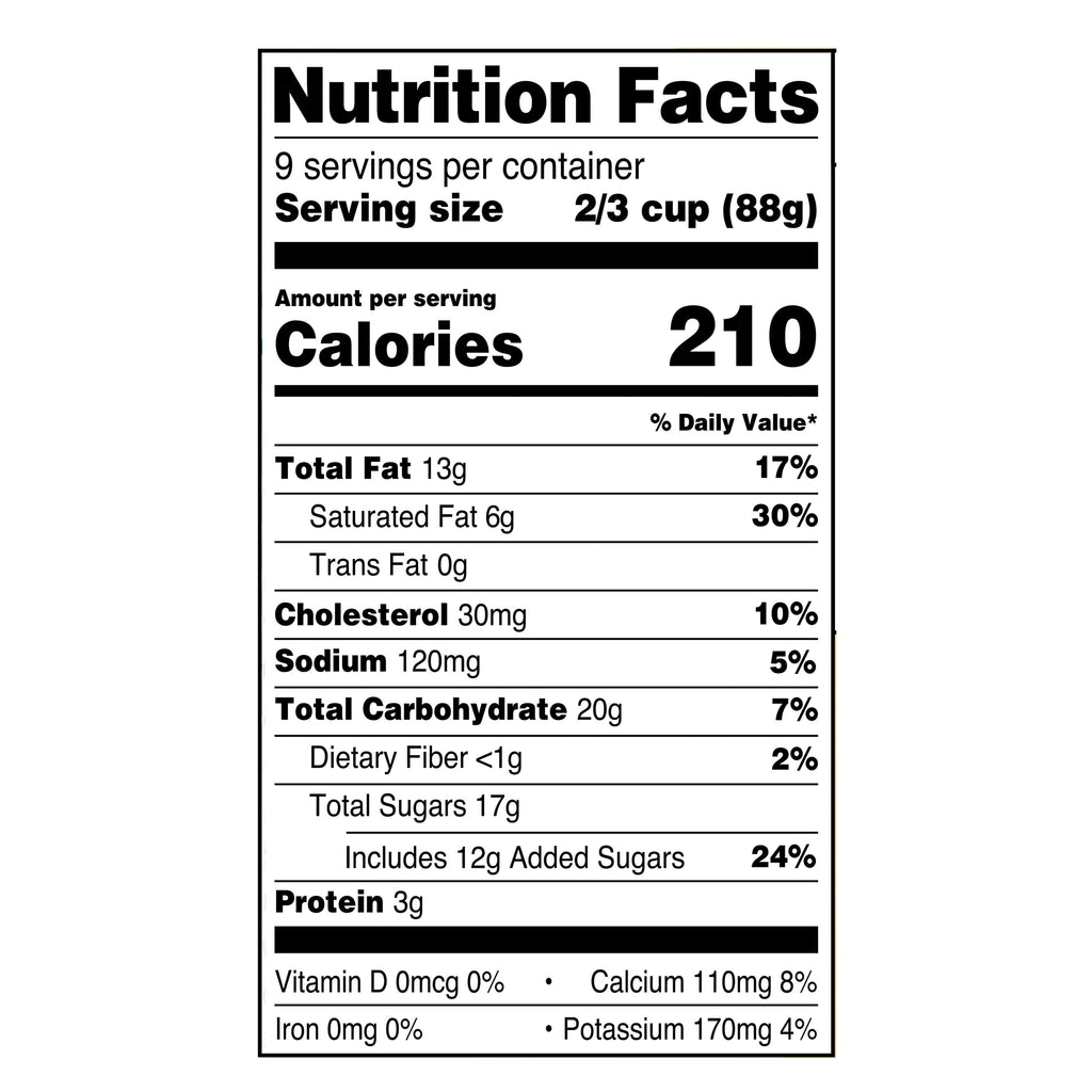 Great Value Butter Pecan Ice Cream 48 Fl Oz