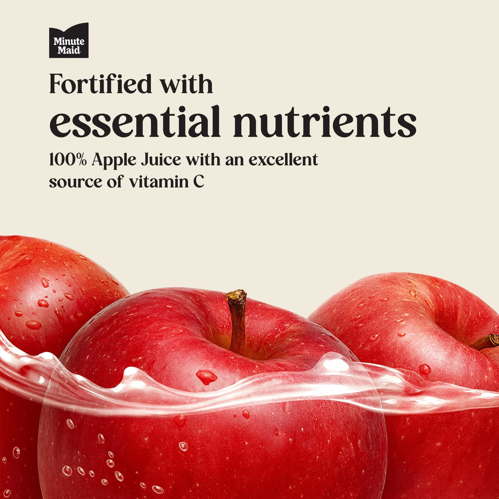 Minute Maid 100% Apple Juice Pulp-Free 10 fl oz 6 Pack