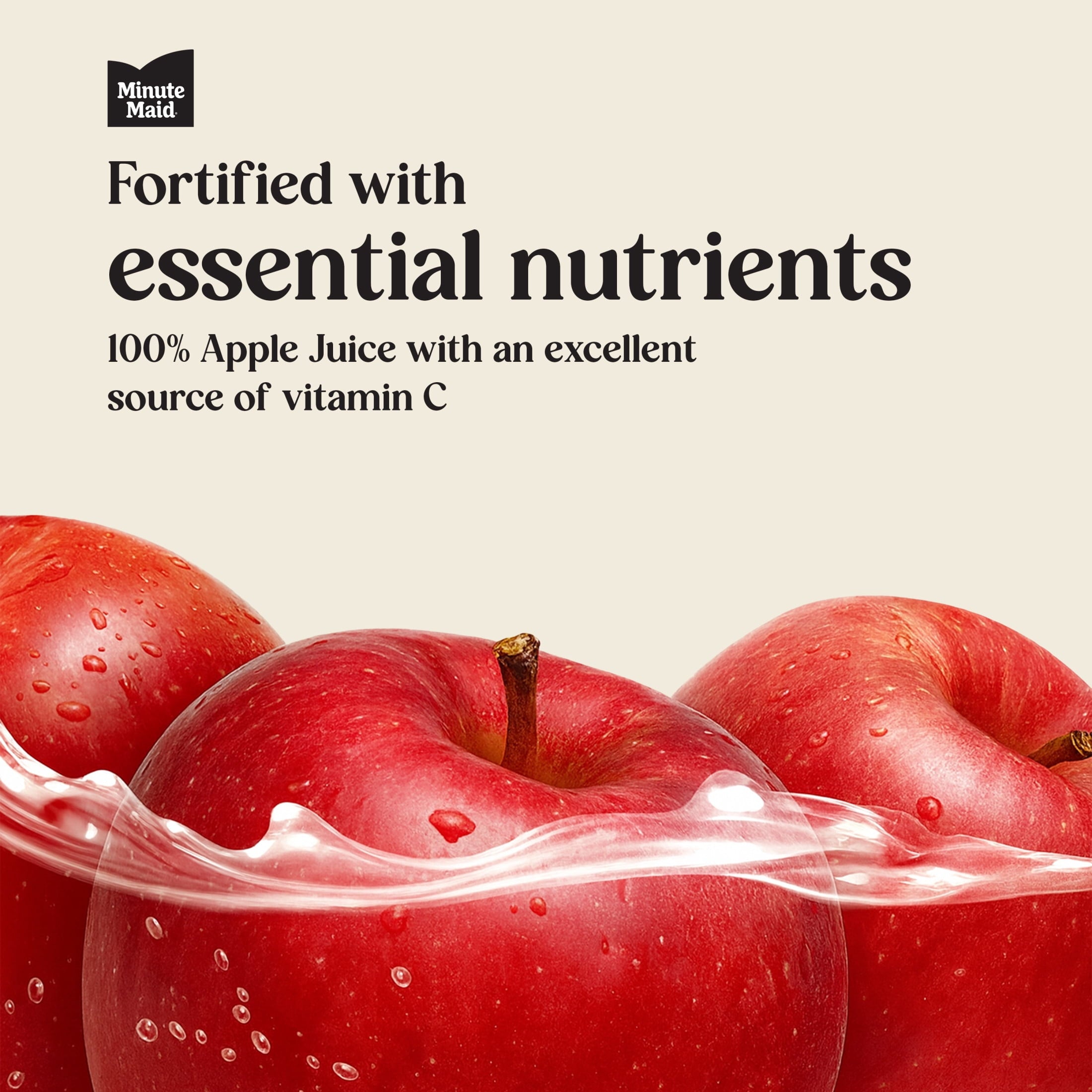 Minute Maid 100% Apple Juice Pulp-Free 10 fl oz 6 Pack