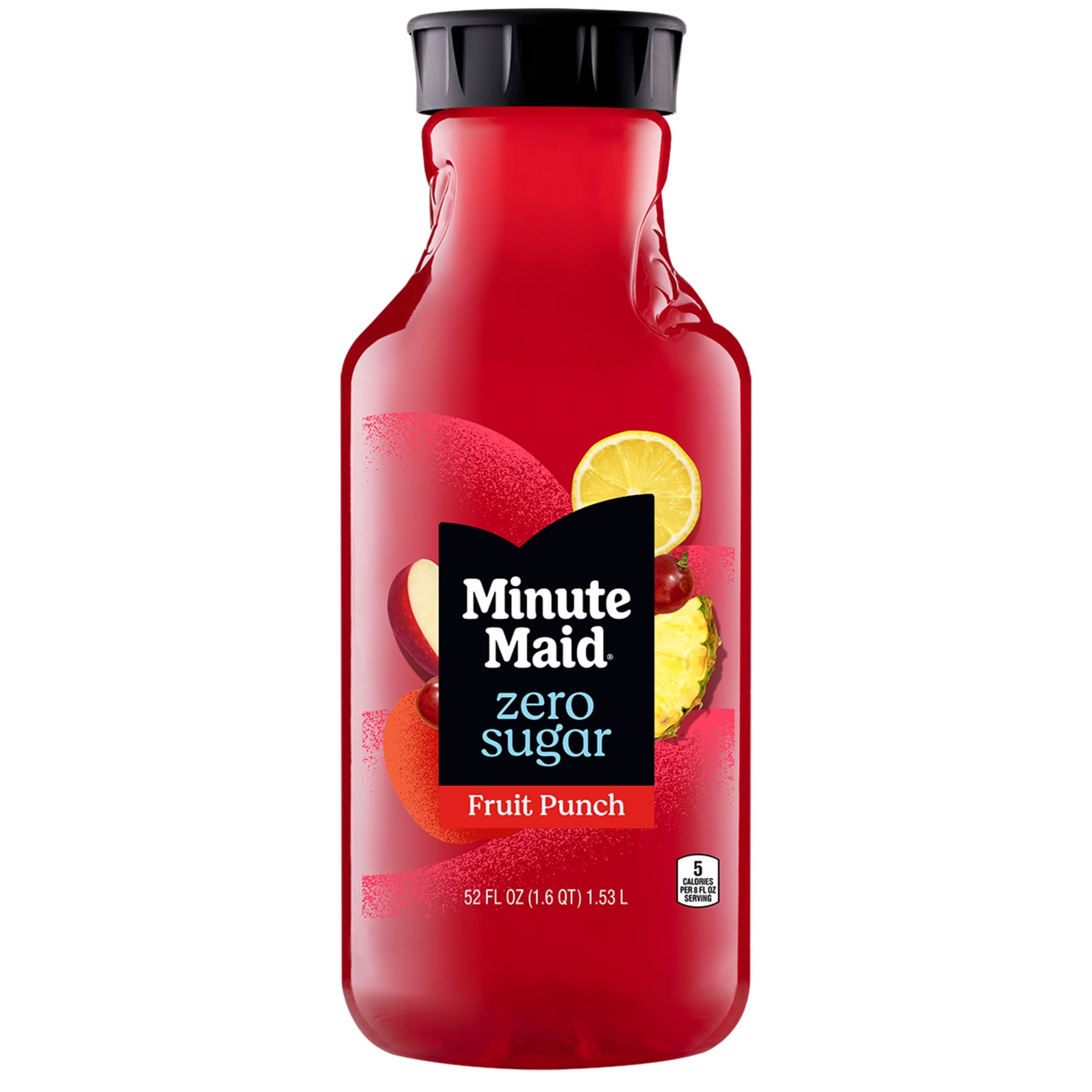 Minute Maid Zero Sugar Fruit Punch Juice Drink 52 fl oz Bottle