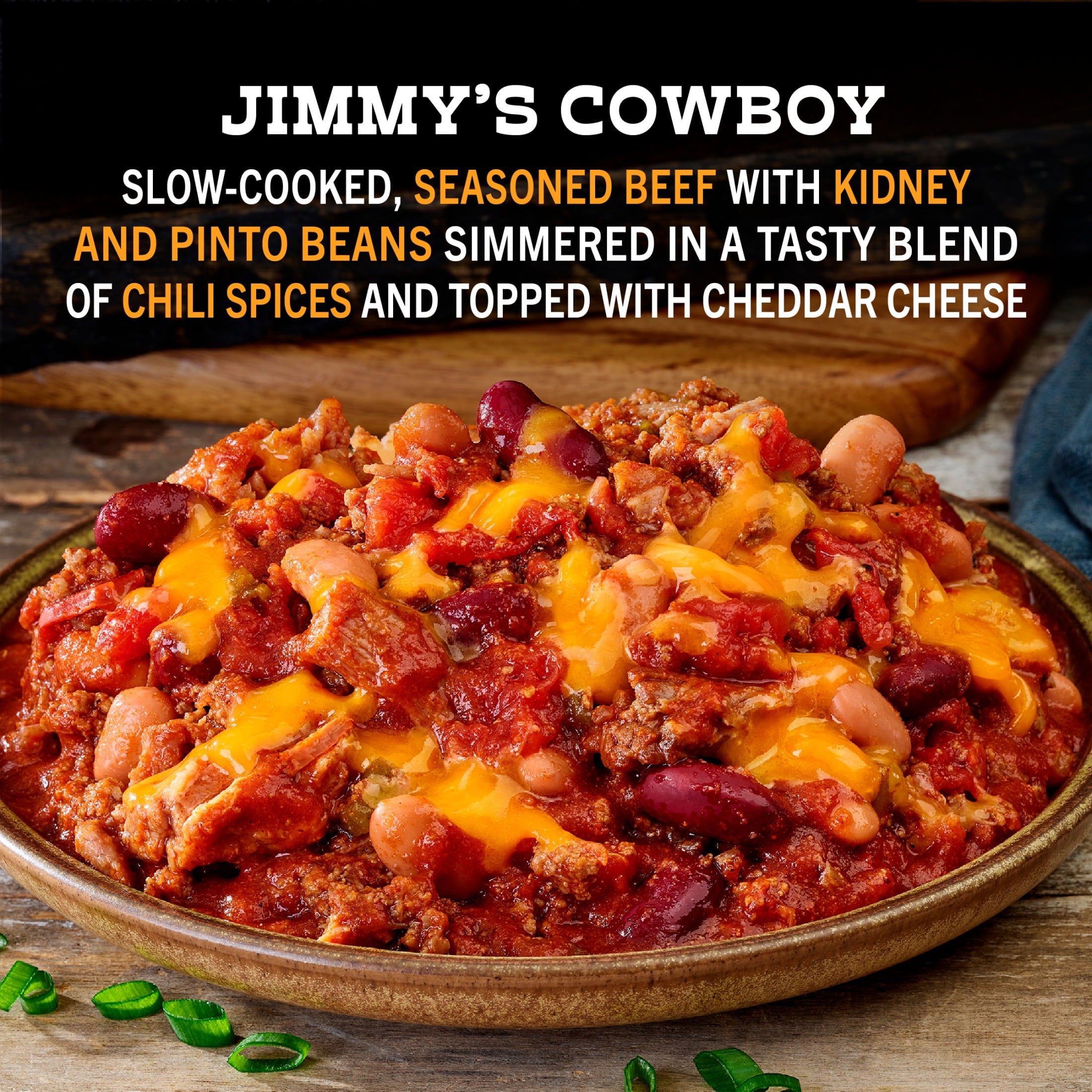 Yellowstone Beef Chili With Beans Frozen Meal 12 Oz