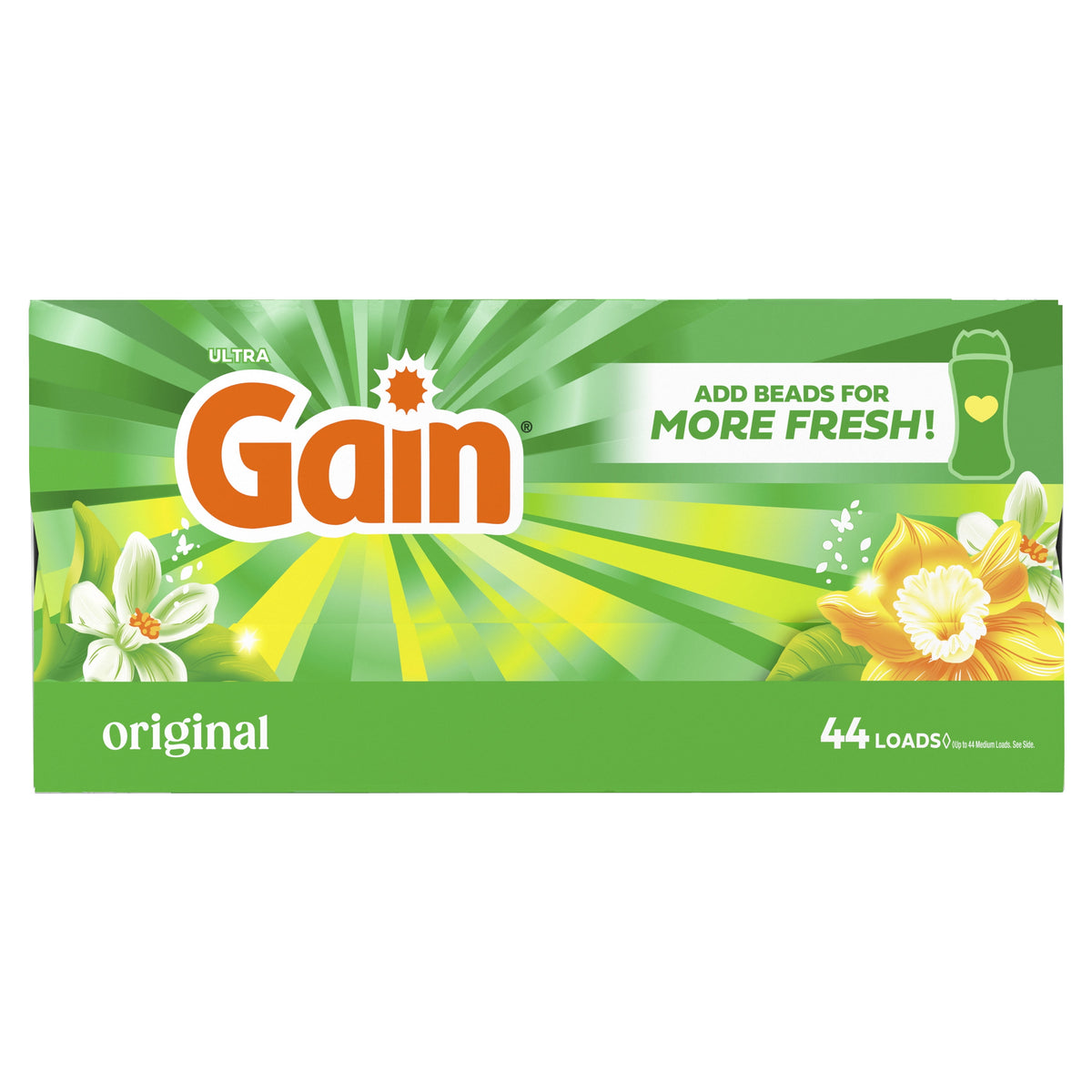 Gain Powder Laundry Detergent Original Scent 40 oz 44 Loads