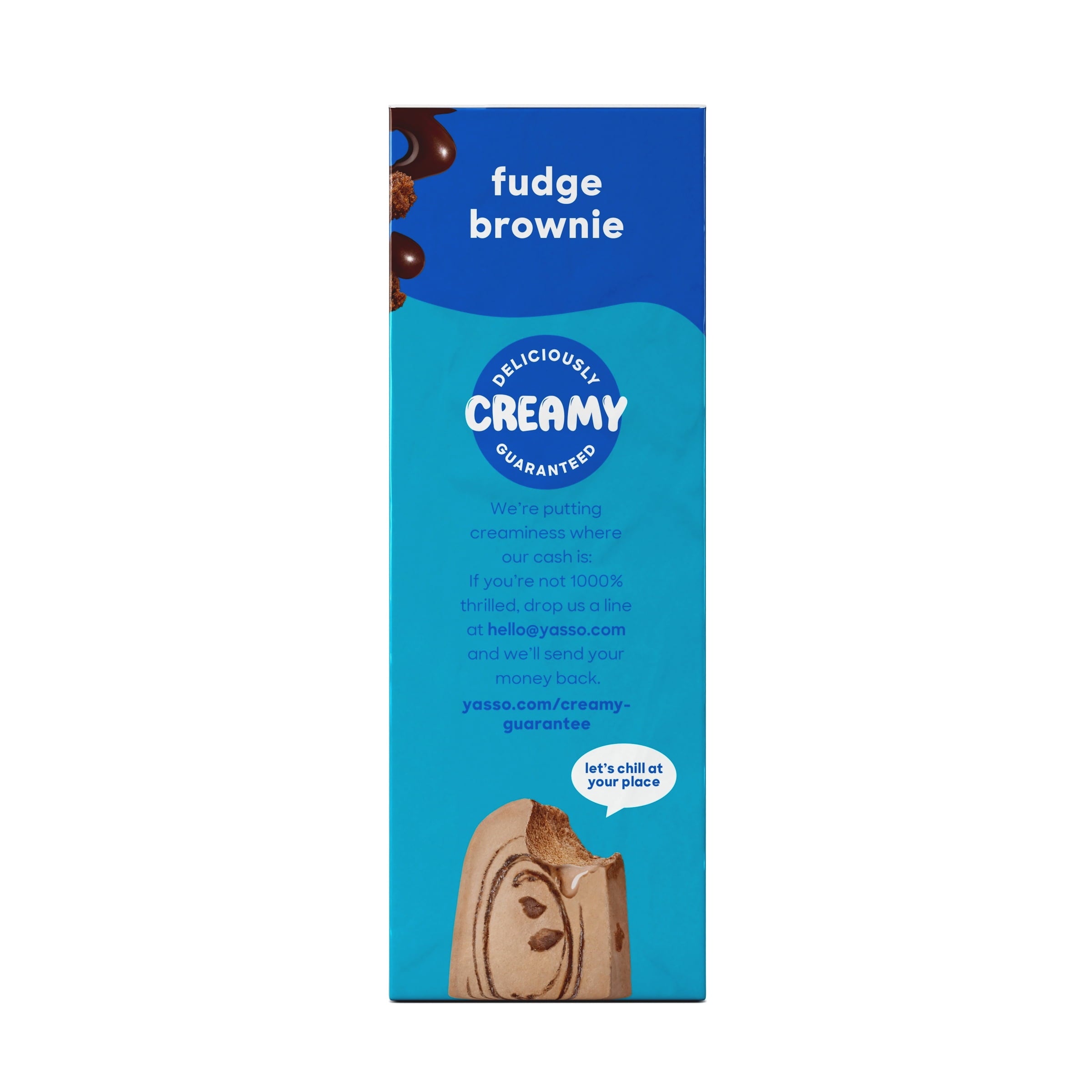 Yasso Greek Yogurt Creamy Fudge Brownie Ice Cream Bars 4 Count 14 Fl Oz Box