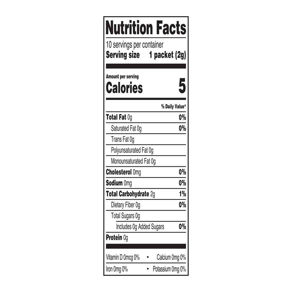Great Value Sugar-Free Iced Tea with Peach Naturally Decaffeinated Instant Drink Mix 0.07 oz 10 Count