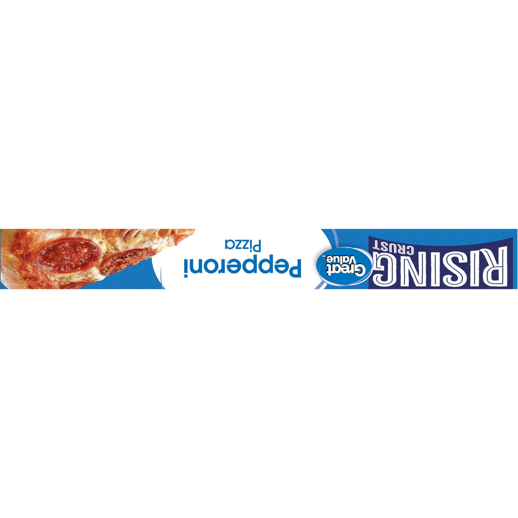 Great Value Rising Crust Pepperoni Pizza Frozen 27.65 Oz