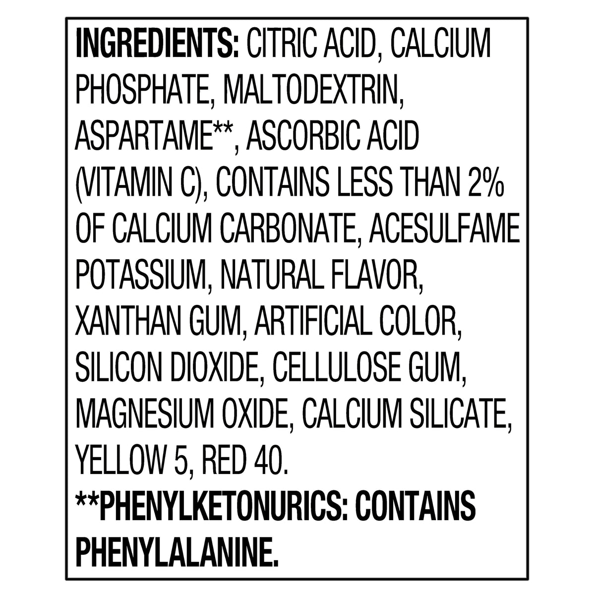 Great Value Sugar-Free Orange Early Rise Drink Mix 0.14 oz 10 Count