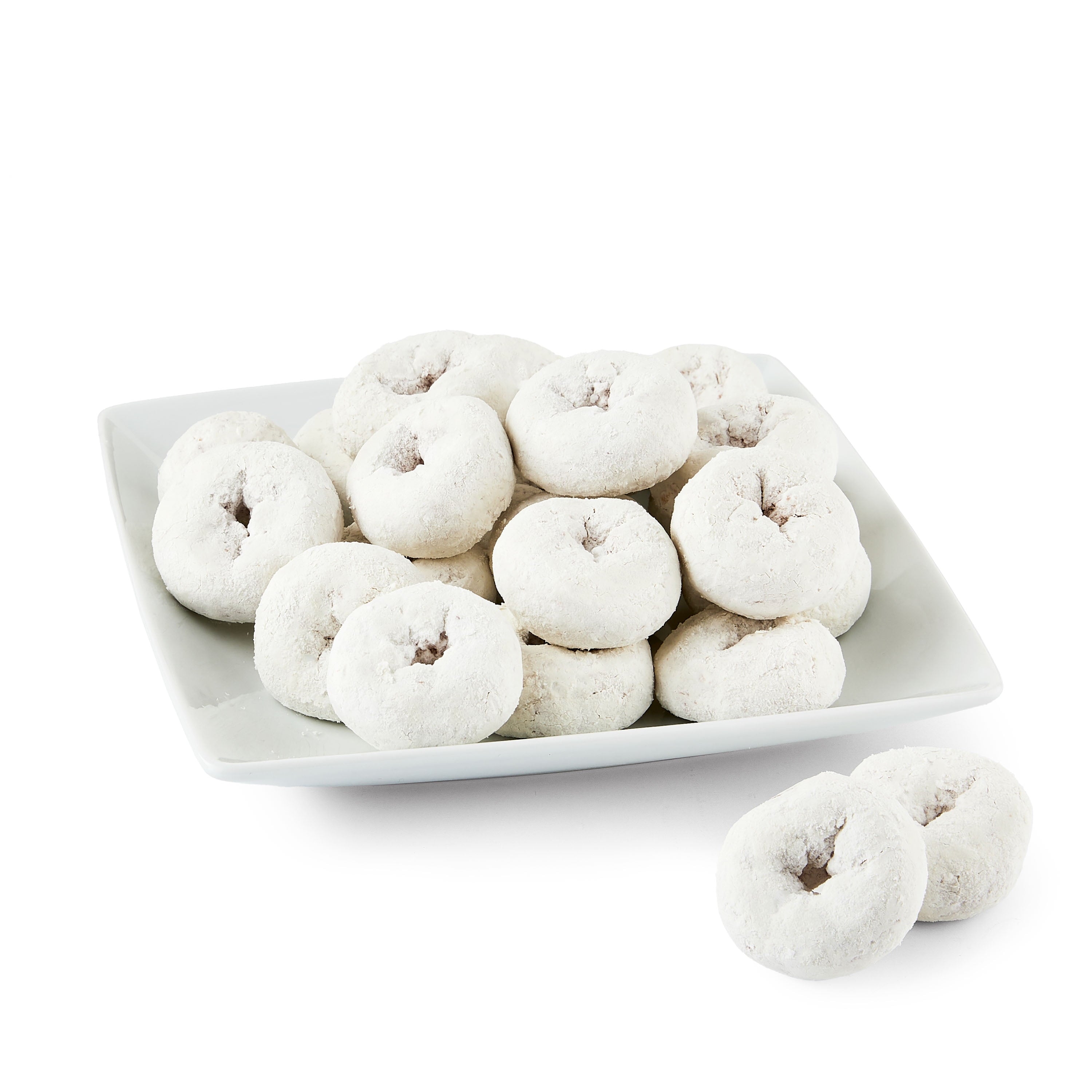 Powdered Sugar Mini Donuts 14 Oz 21 Count Freshness Guaranteed