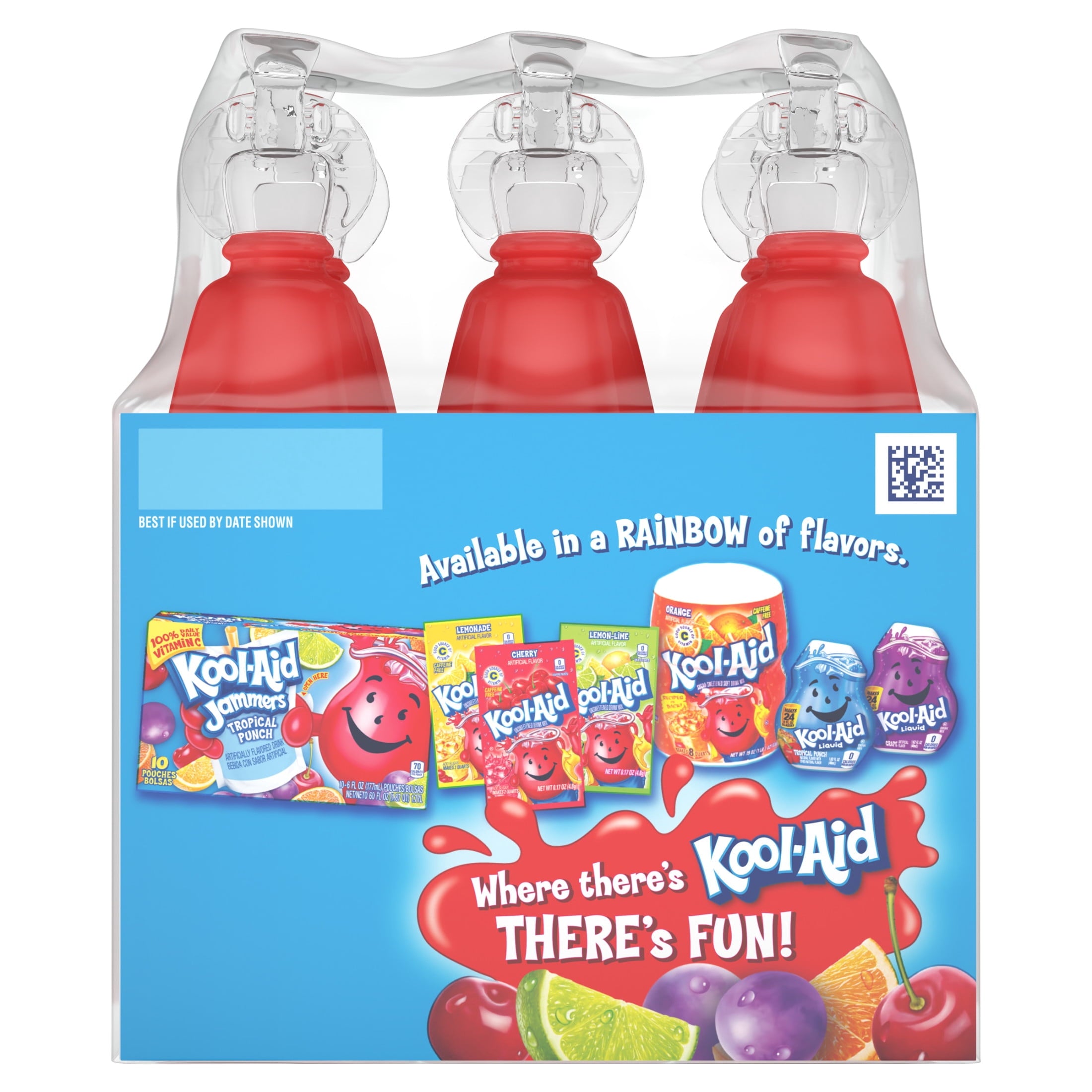 Kool-Aid Bursts Tropical Punch Soft Drink 6.75 fl oz 6 Pack