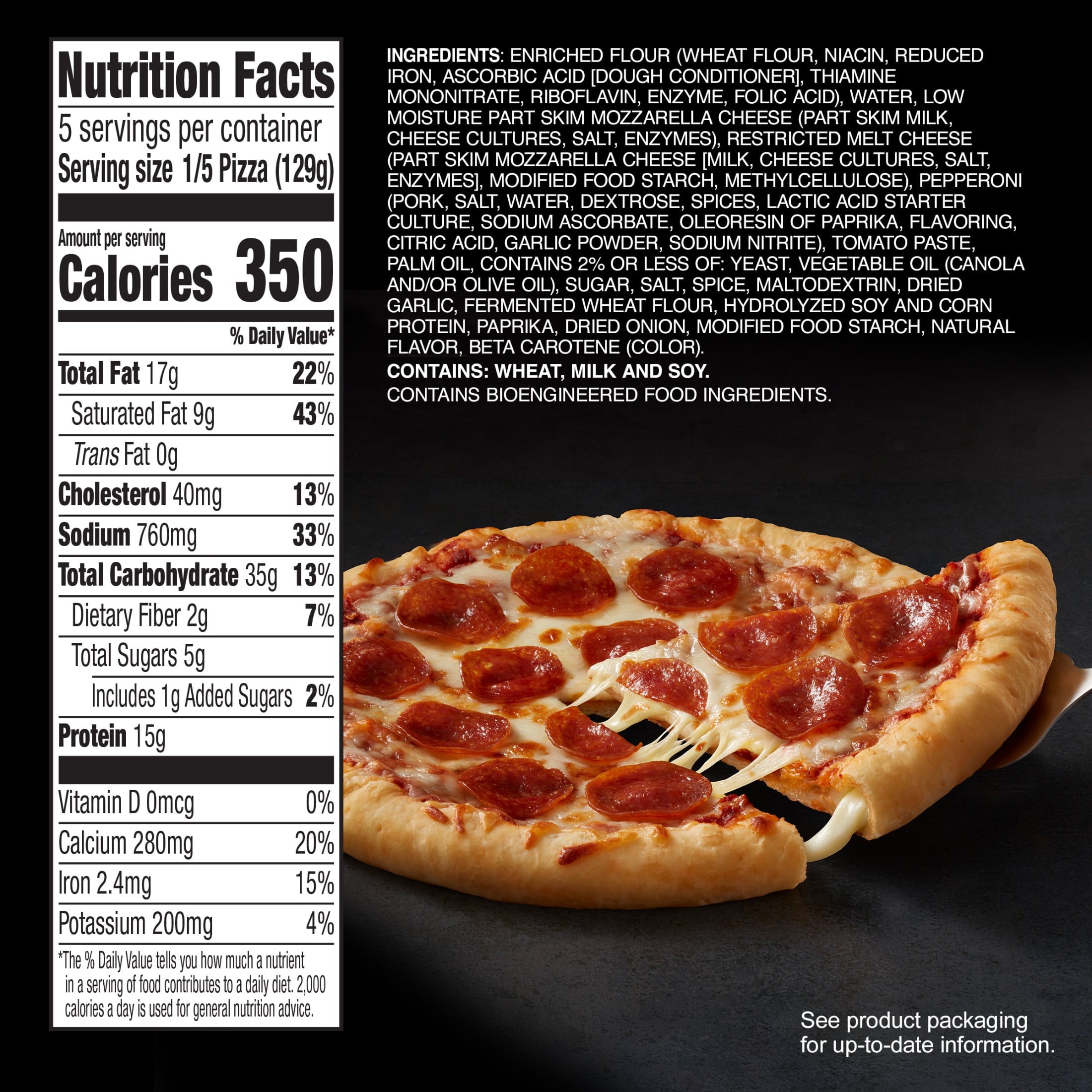 Red Baron Pepperoni Stuffed Crust Frozen Pizza 22.75 Oz
