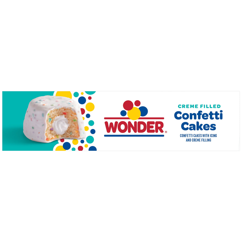 Crème Filled Confetti Cakes 10.5 Oz 6 Count Wonder