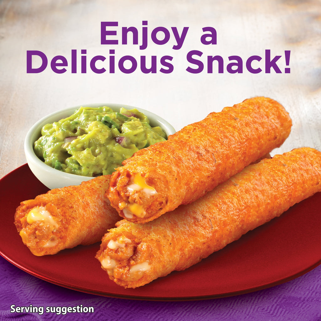 El Monterey Extra Crunchy Taco Seasoned Beef & Cheese Taquitos 20.7 Oz Frozen