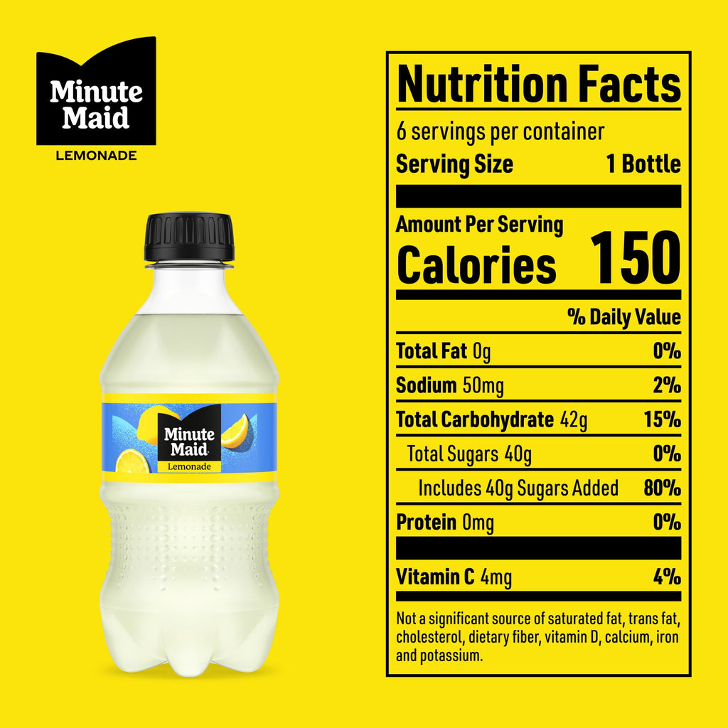 Minute Maid Lemonade 12 fl oz 6 Pack