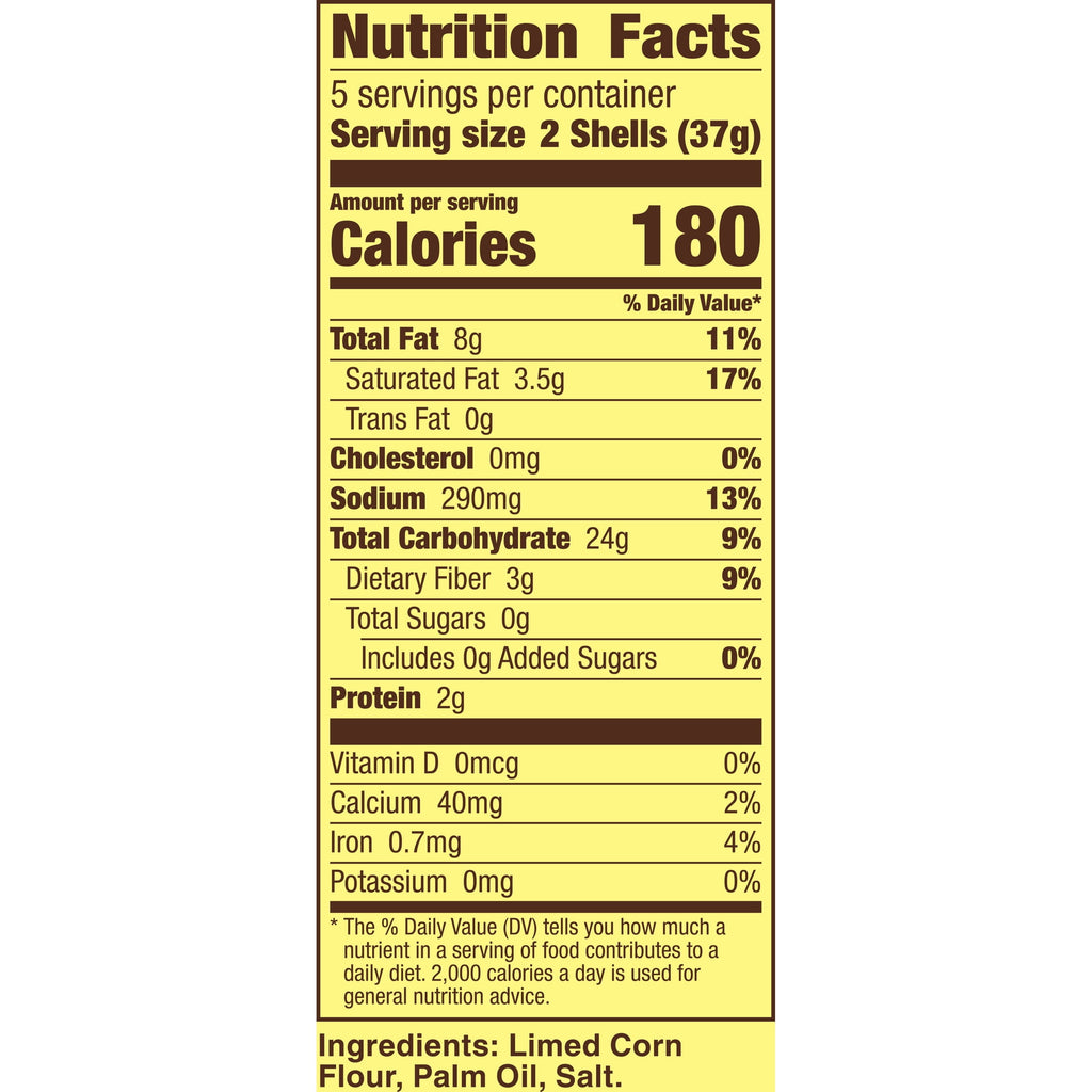 Extra Large Super Stuffer Taco Shells 6.6 Oz 10 Count Old El Paso