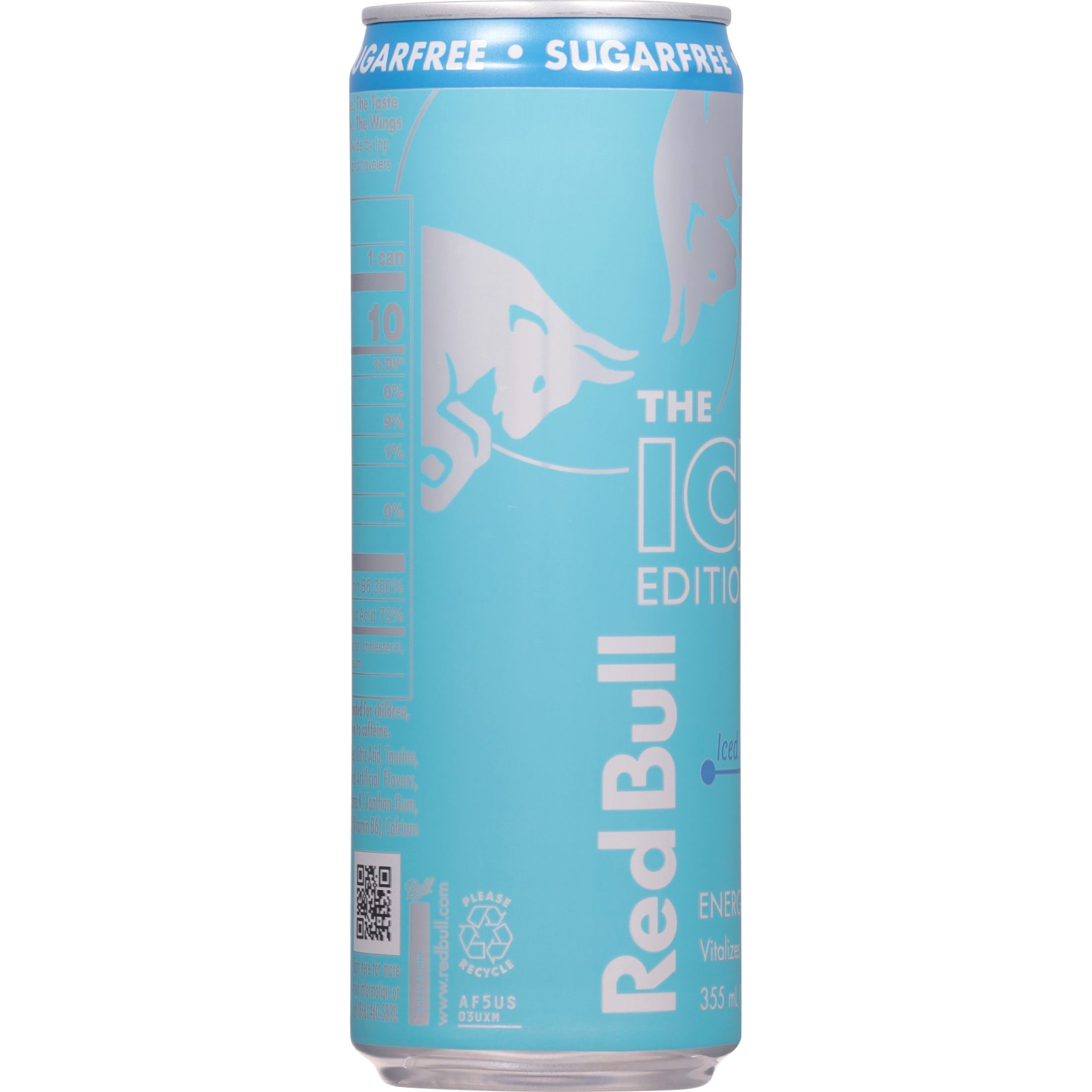 Red Bull Iced Edition Sugarfree Energy Drink 12 fl oz Single Can