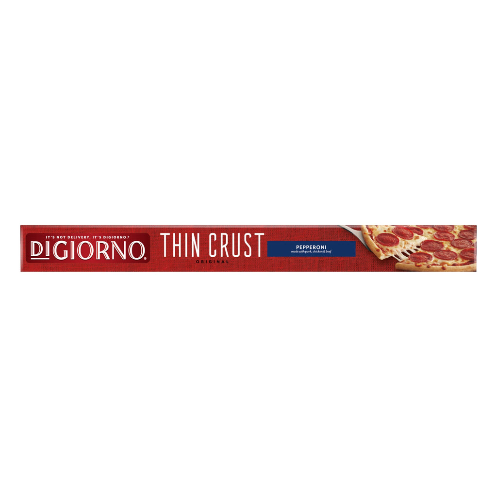 DiGiorno Thin Crust Pepperoni Frozen Pizza 16.9 Oz