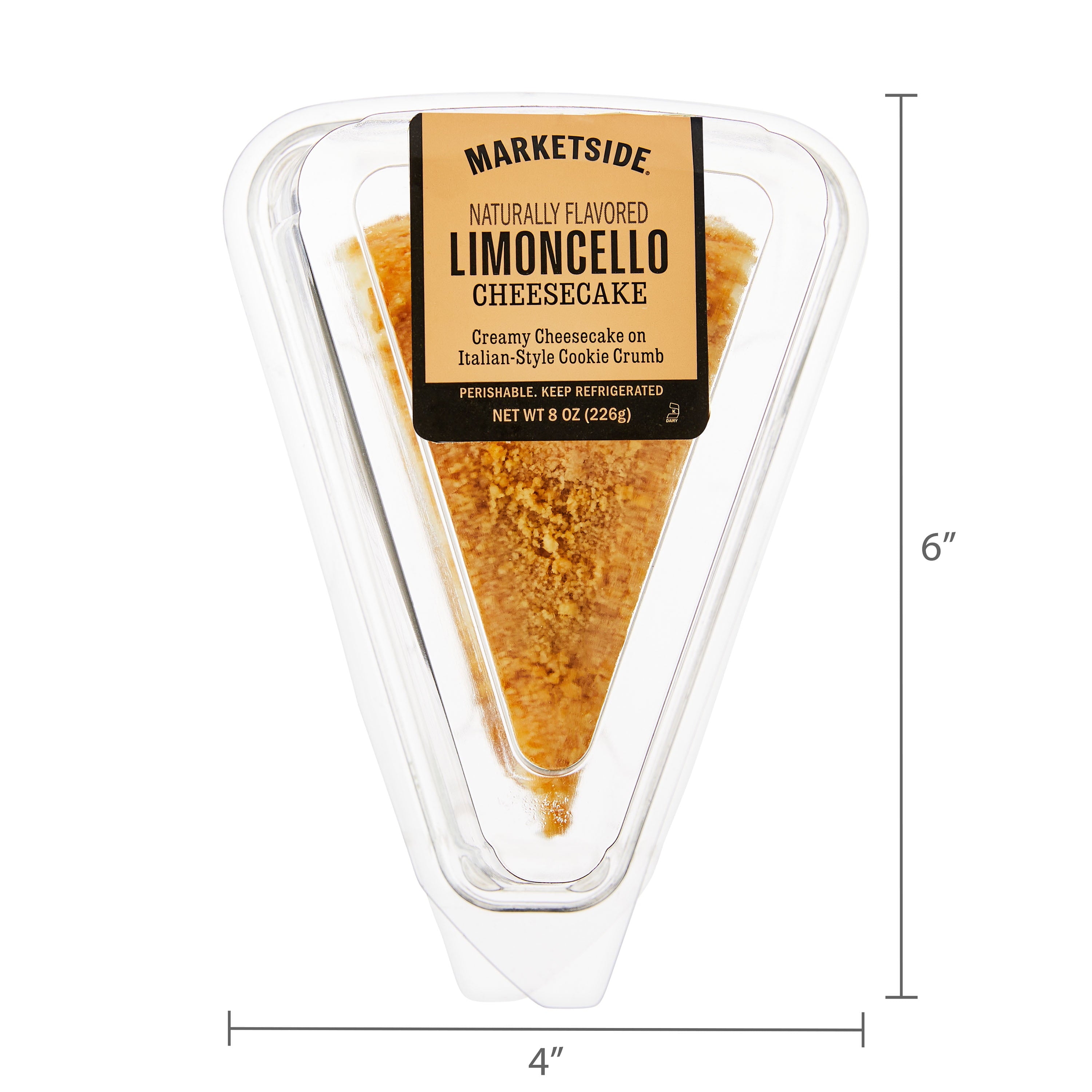 Limoncello Mega Cheesecake Slice 8 Oz Marketside
