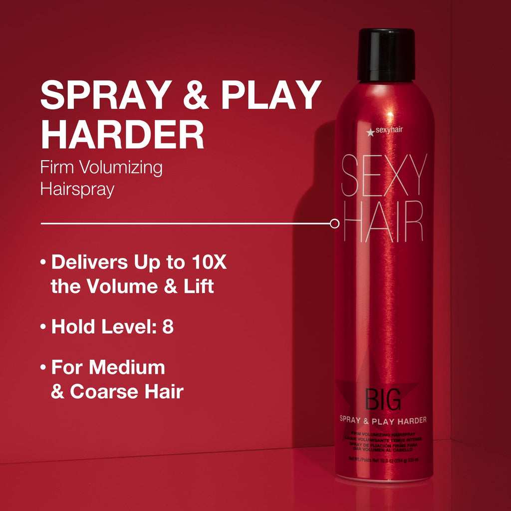 SexyHair Big Sexy Hair Spray Volumizing Super Hold for All Hair Types 10 oz