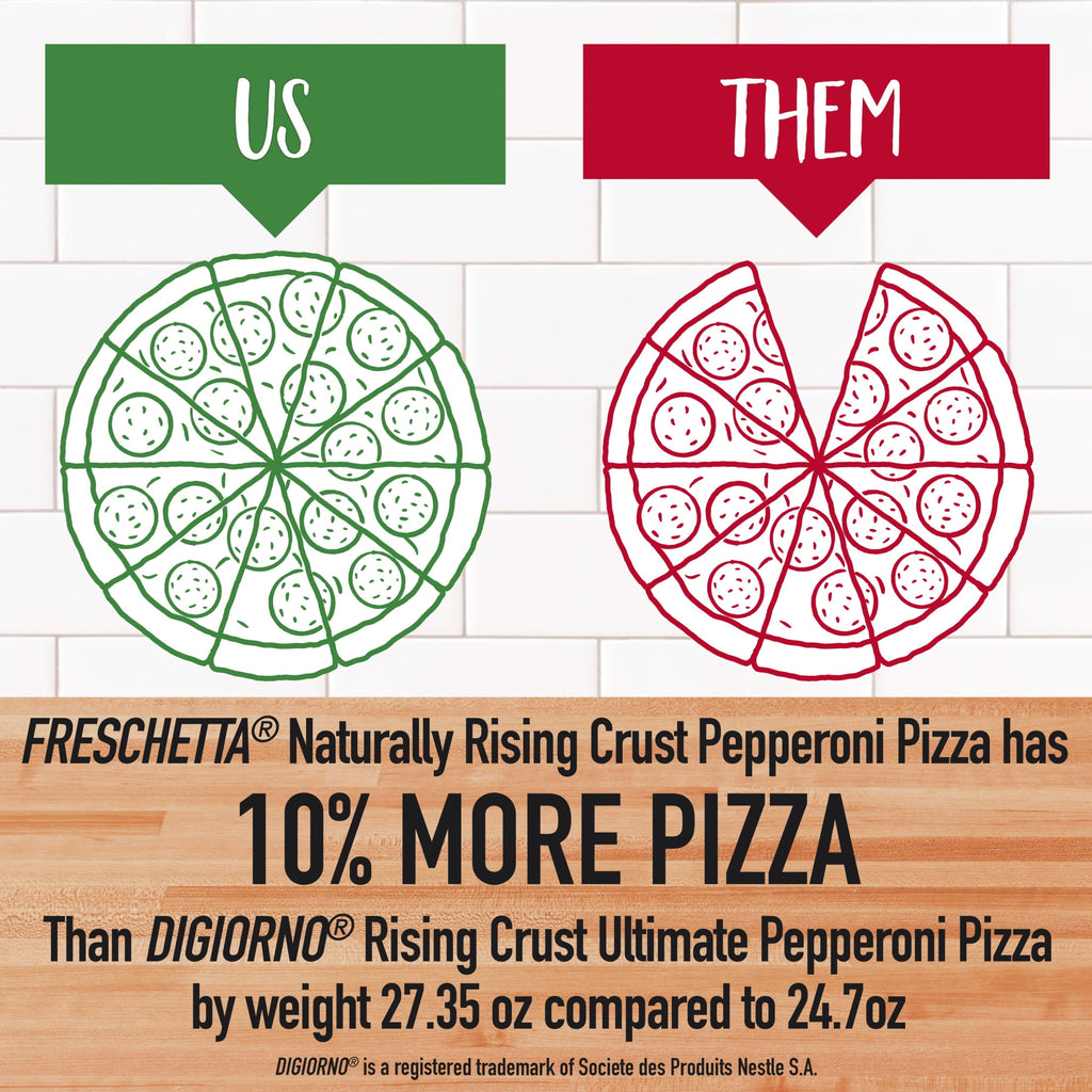 Freschetta Naturally Rising Crust Pepperoni Frozen Pizza 27.34 Oz