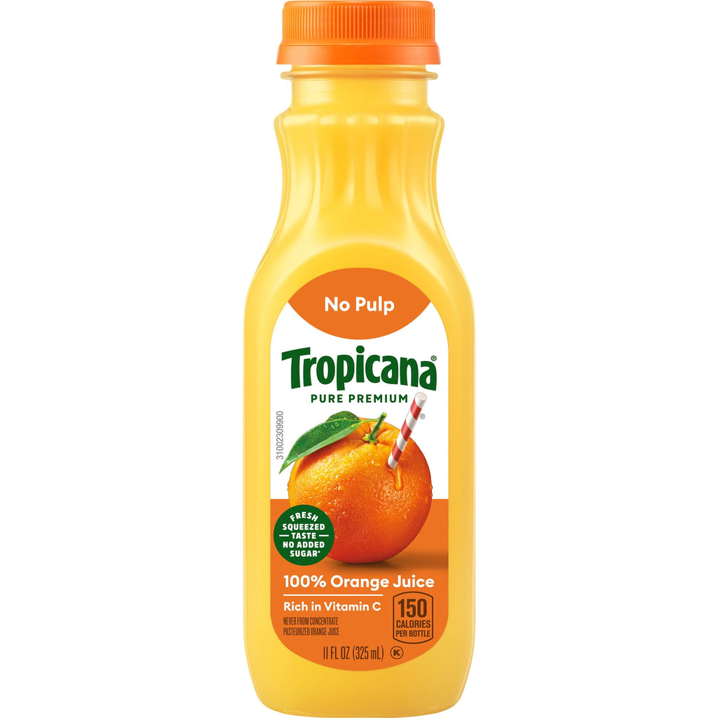 Tropicana Pure Premium 100% Orange Juice Original No Pulp 11 fl oz