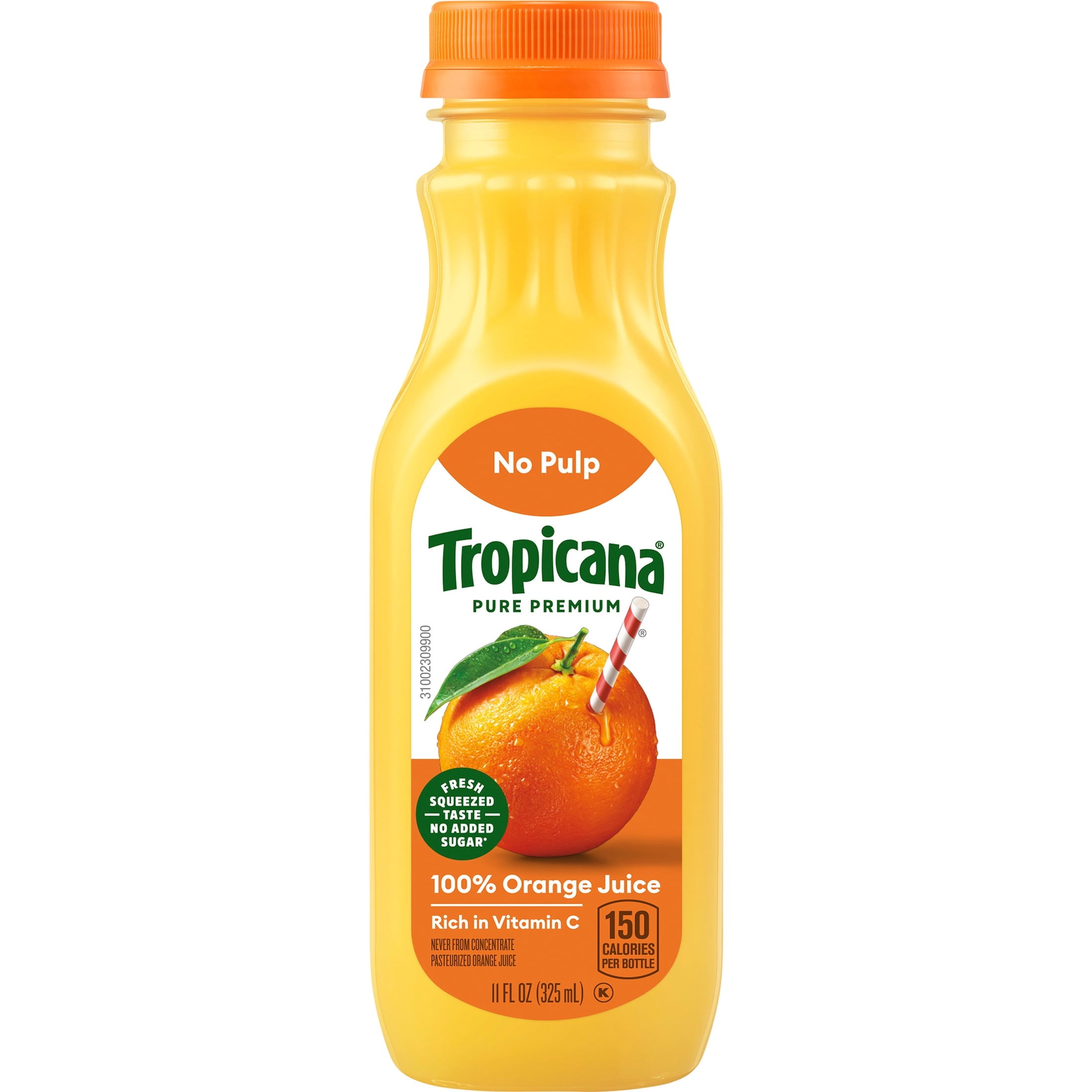Tropicana Pure Premium 100% Orange Juice Original No Pulp 11 fl oz