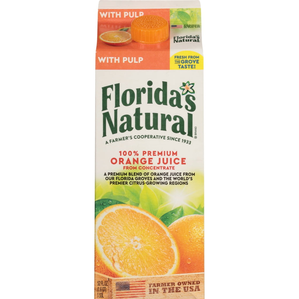 Florida's Natural Orange Juice With Pulp 52 fl oz