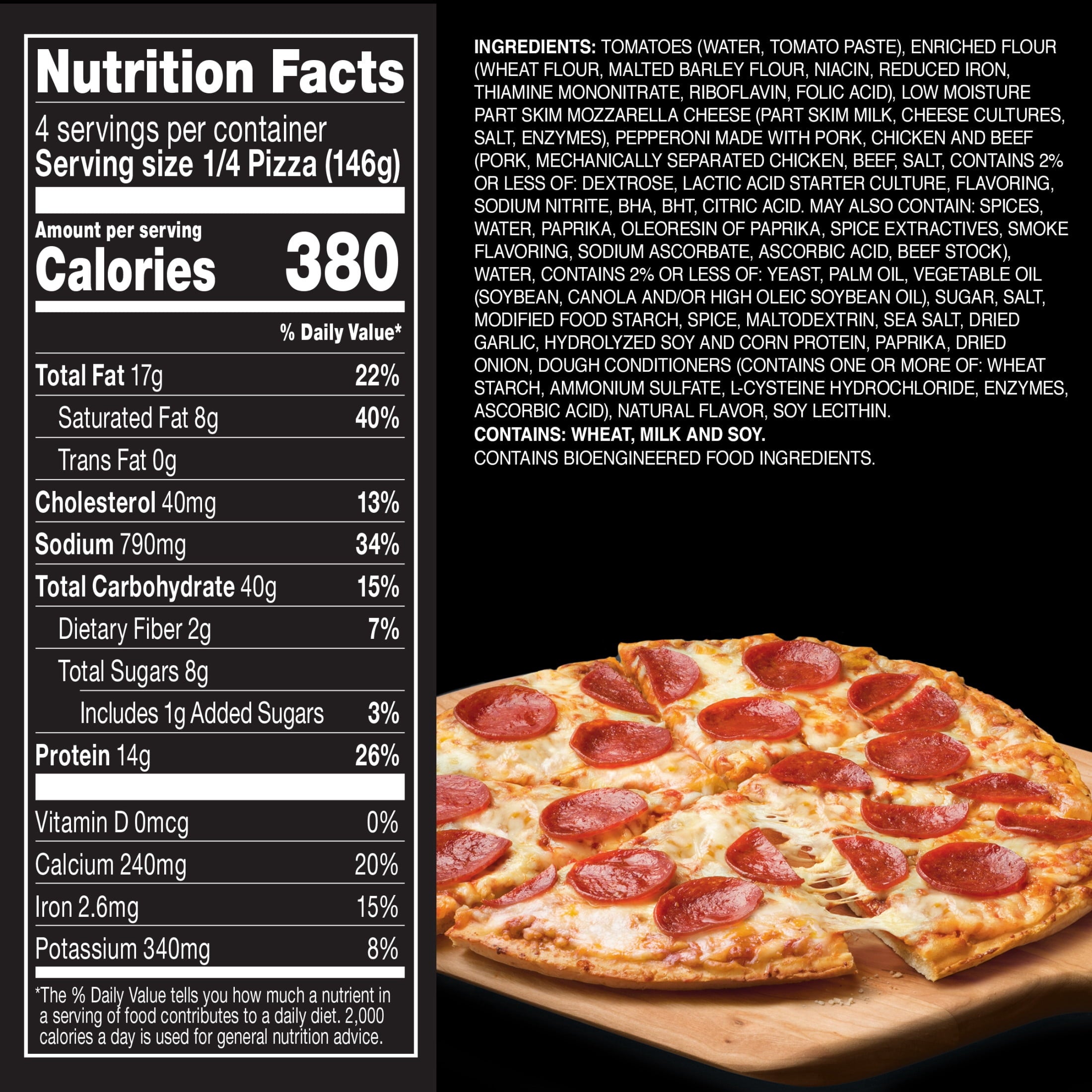Red Baron Pepperoni Classic Crust Frozen Pizza 20.61 Oz