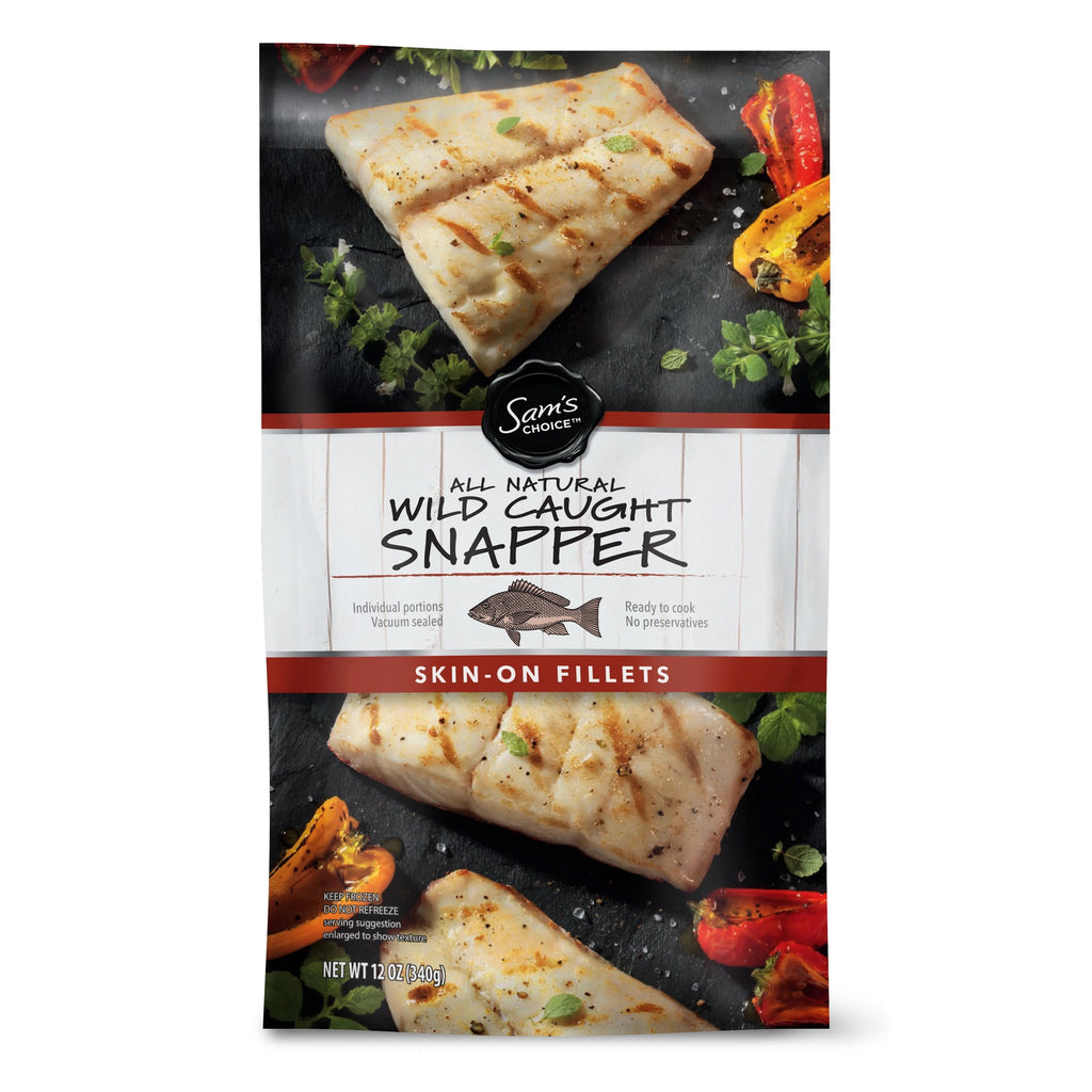 Marketside Wild Caught Snapper Fillets Frozen 12 Oz