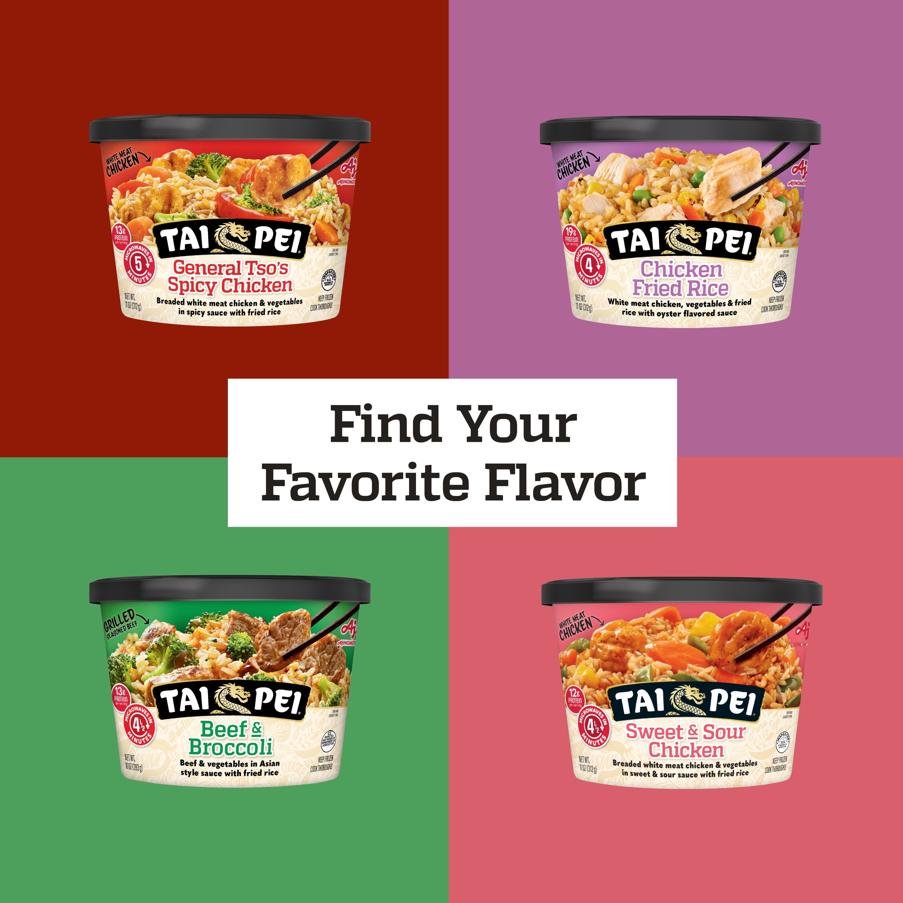 Tai Pei Shrimp Fried Rice Frozen Asian Entrée 9 Oz