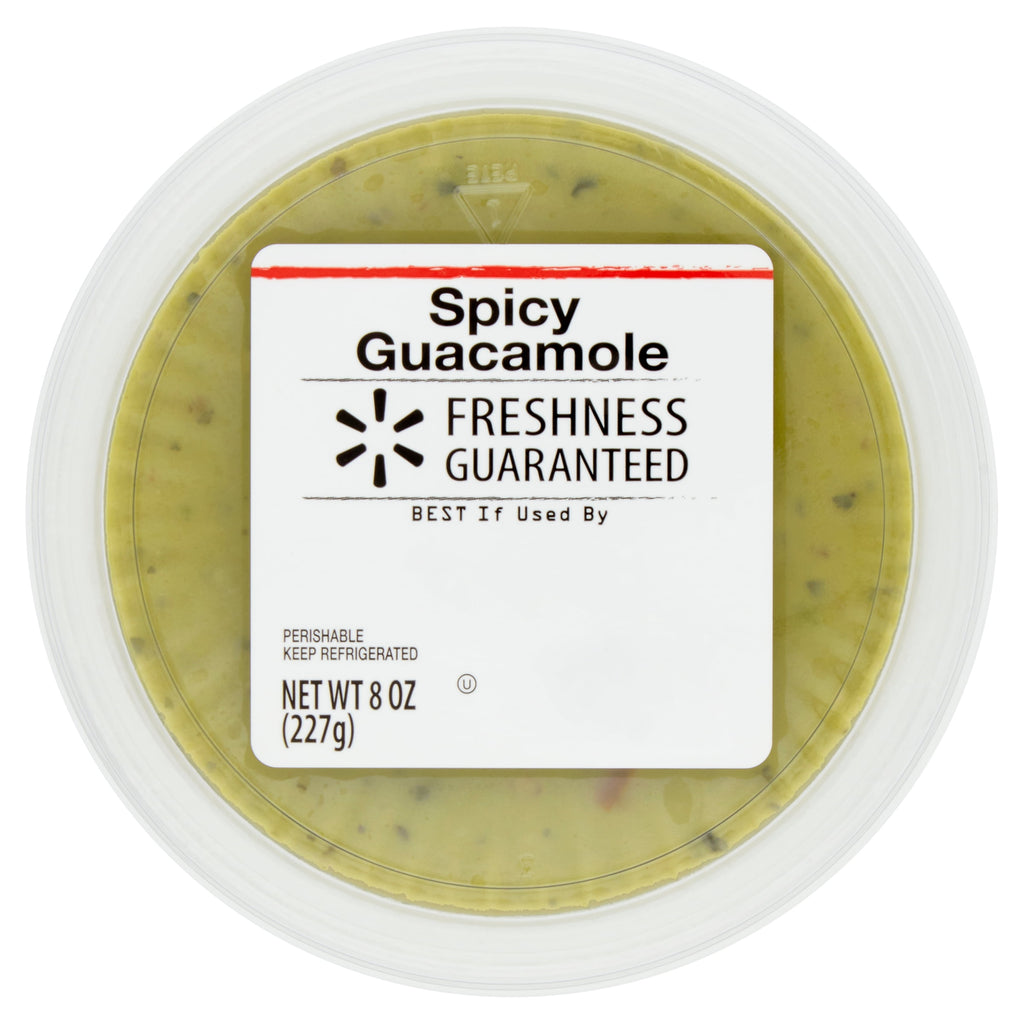 Freshness Guaranteed Spicy Guacamole 8 Oz Tub
