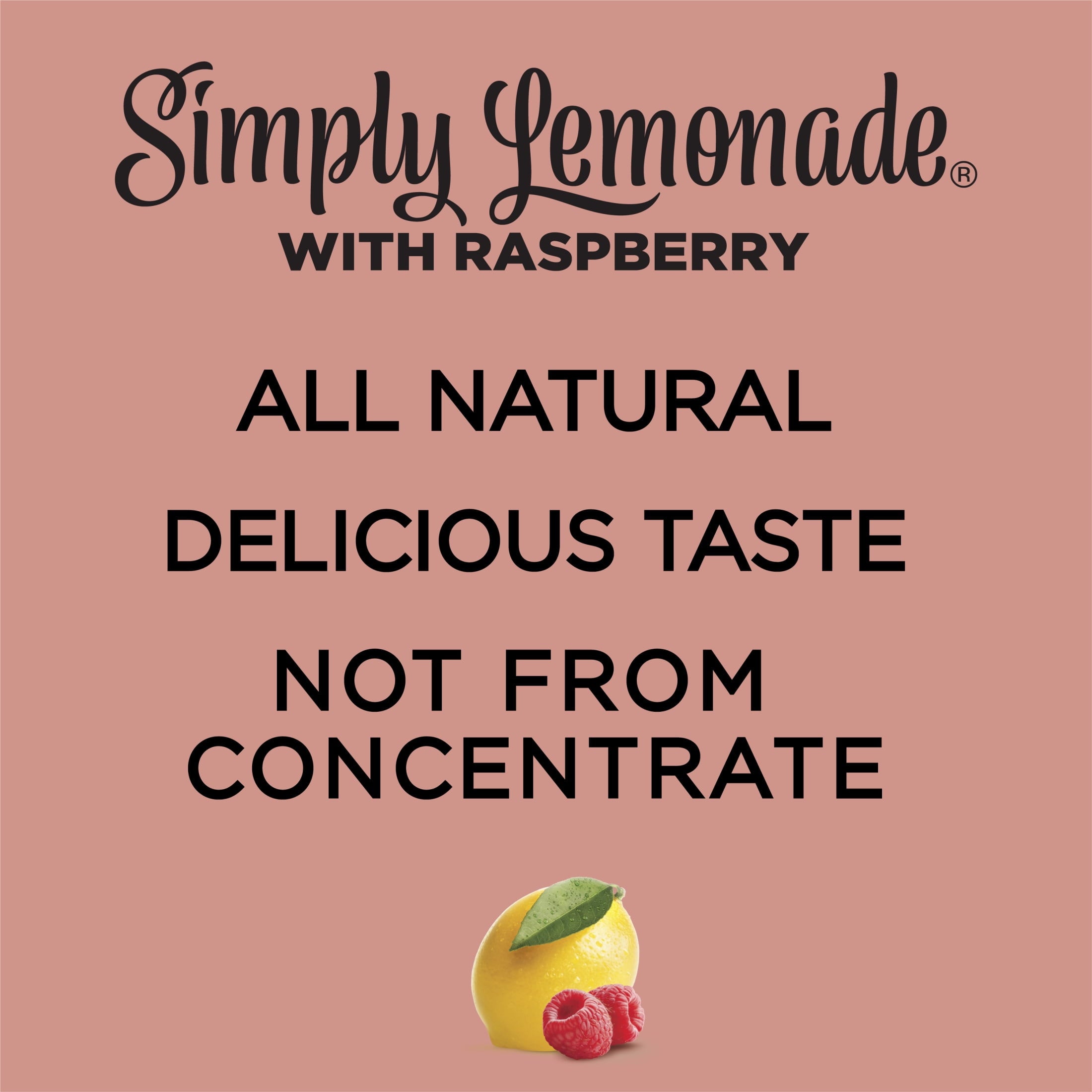 Simply Lemonade with Raspberry Bottle 52 fl oz