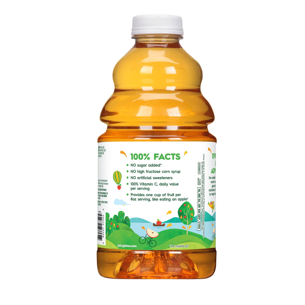 Juicy Juice 100% Apple Juice Pulp-Free 48 fl oz Bottle